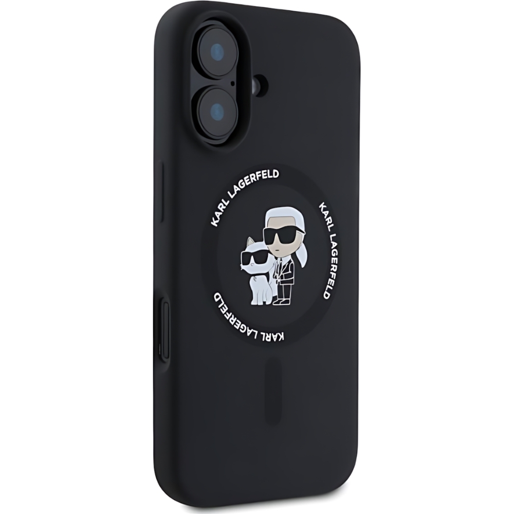 Etui Karl Lagerfeld Silicone Choupette Head MagSafe dla iPhone 16 